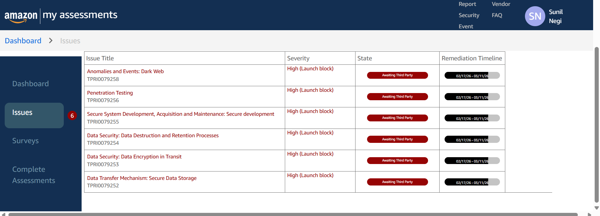 Amazon Assessment Portal